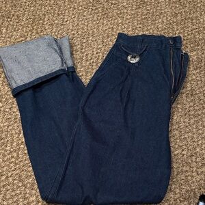 Wrangler Women's Dark Blue Straight Leg Jeans